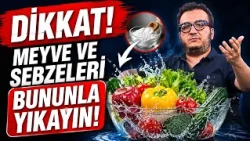 Warning! Wash Your Fruits and Vegetables With This!