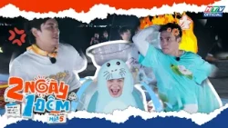 2 Ngày 1 Đêm Mùa 5 | Tập 5 | Dương Lâm và Kiều Minh Tuấn “tập kích” Hữu Đằng trên đường trượt