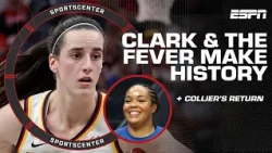 Caitlin Clark makes WNBA history 👀 + Napheesa Collier shines in her return 🤩 | SportsCenter