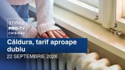 PRO TV News (5:00 PM) | HEATING, NEARLY DOUBLE THE RATE | Moldova